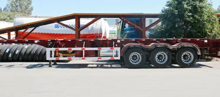 Reman 3 Axle 40 Ft Container Chassis Trailer 4 reman container trailer for sale | 40ft container trailer