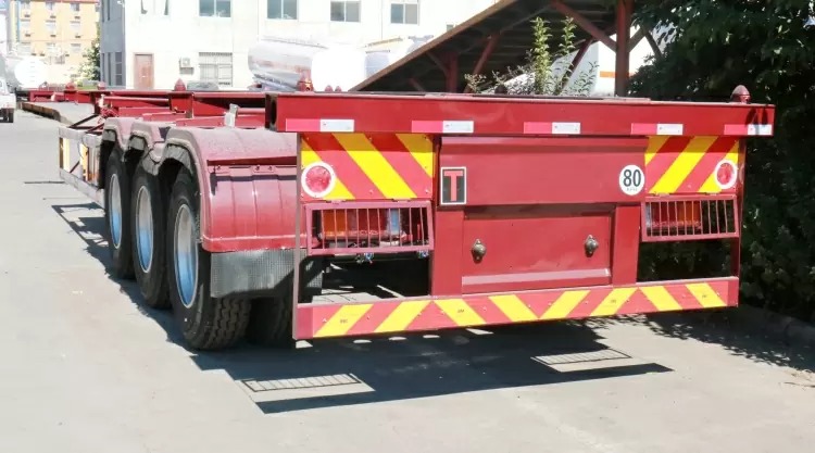 Reman 3 Axle 40 Ft Container Chassis Trailer 3 reman container trailer for sale | 40ft container trailer