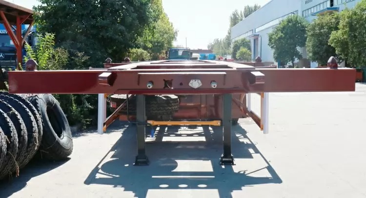 Reman 3 Axle 40 Ft Container Chassis Trailer 6 reman container transport trailer | reman container trailer price
