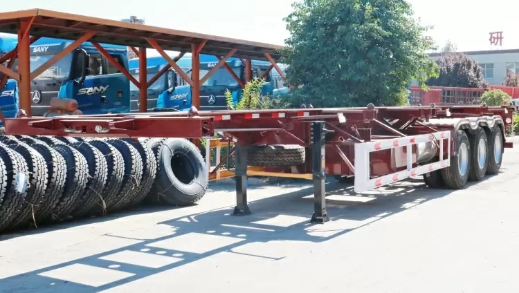 Reman 3 Axle 40 Ft Container Chassis Trailer 2 reman container transport trailer | reman container trailer price