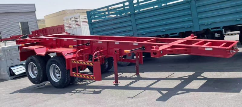 Remanufactured 2 Axle 20Ft Container Chassis Trailer 2 reman container chassis trailer | 20 ft container trailer