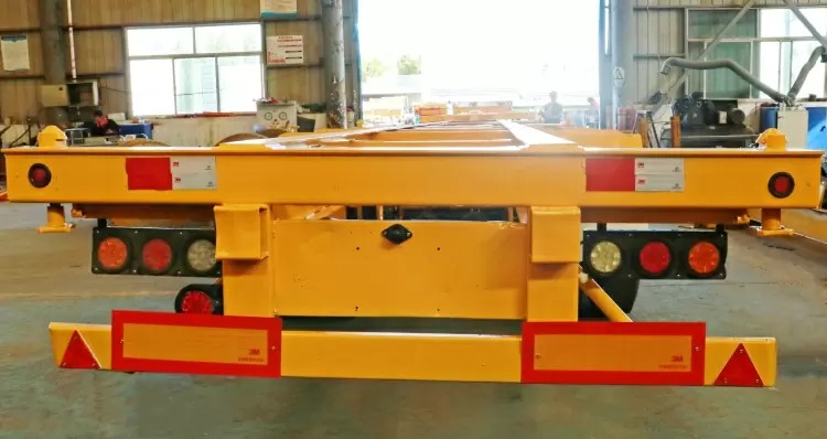 Remanufactured 3 Axle Skeleton Semi Trailer 4 reman skeleton container trailer | 3 axle skeleton semi trailer