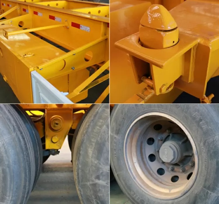 Remanufactured 3 Axle Skeleton Semi Trailer 5 reman skeleton container semi trailer | reman skeleton trailer for sale