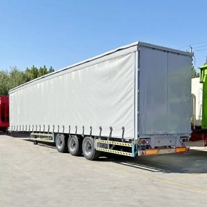 remanufactured curtain trailer