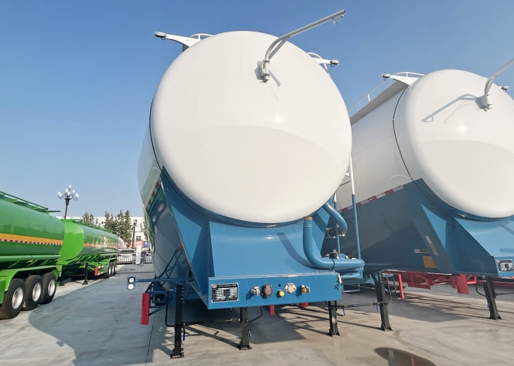Remanufactured Dry Bulk Tank Trailer 50 CBM 4 reman dry bulk tank trailer | reman cement powder truck