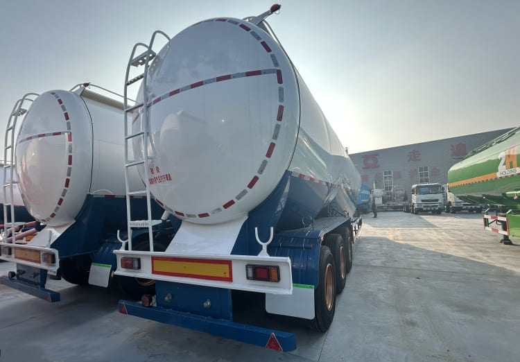 Remanufactured Dry Bulk Tank Trailer 50 CBM 3 reman dry cement trailer | reman dry bulk tank trailer
