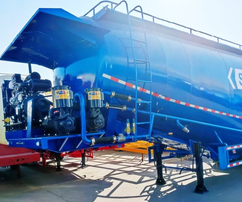 Reman Dry Bulk Cement Trailer 35 CBM 6 reman dry bulk tanker trailers for sale
