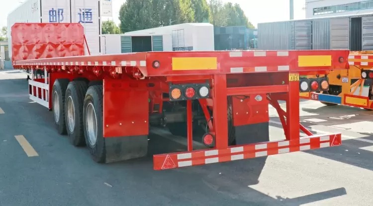 Remanufactured Tri Axle 60 Ton Flat Bed Trailer 4 reman flat bed trailer price | reman semi flat bed trailers