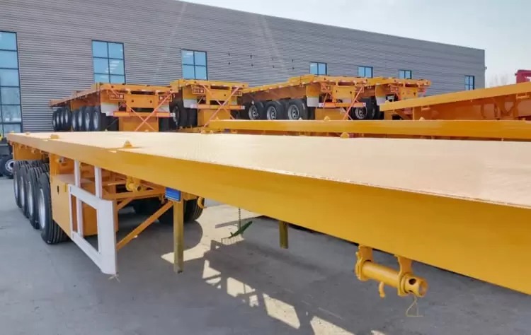 Reman 4 Axle 80 Ton Flatbed Trailer 4 reman flatbed trailers for sale near me
