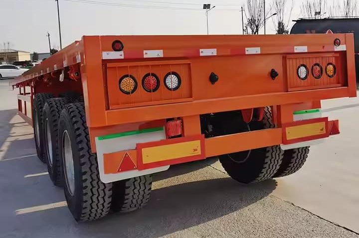 Remanufactured 3 Axle 40 Ft Flatbed Trailer 4 reman flatbed tractor trailer | 3 axle flatbed semi trailer