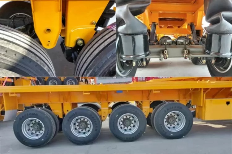 Reman 4 Axle 80 Ton Flatbed Trailer 5 reman flatbed trailer prices
