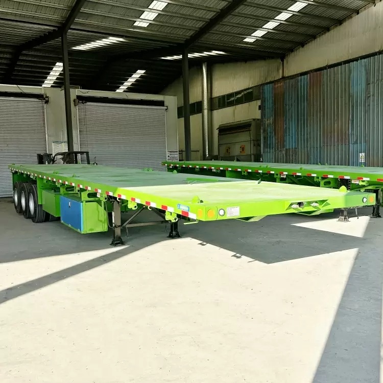 Reman Tri Axle 40 Foot Flatbed Trailer 1 remanufactured flatbed trailer