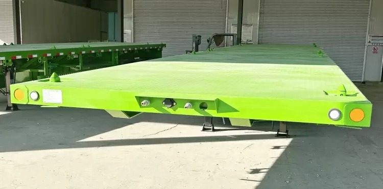 Reman Tri Axle 40 Foot Flatbed Trailer 4 reman flatbed trailer for sale near me | tri axle flatbed trailer