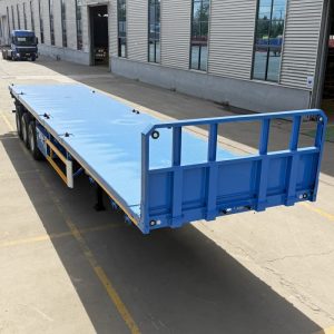 remanufactured flatbed trailer tri axle