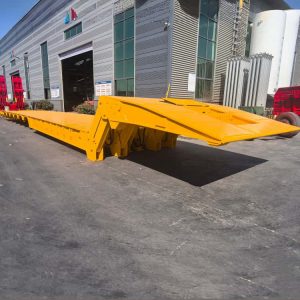 reman folding lowboy trailer