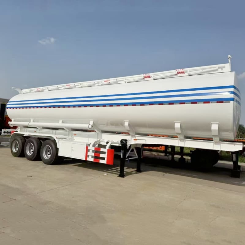 Reman Tri Axle 45000 Litre Fuel Tanker Trailer 1 remanufactured fuel tanker trailer