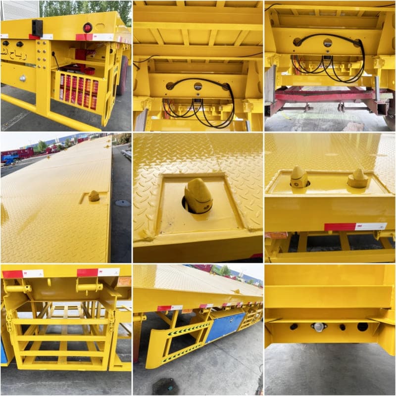 Reman Heavy Duty Flatbed Trailer with Front Wall 8 buy reman flatbed trailer