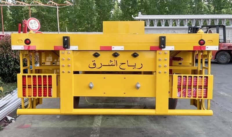 Reman Heavy Duty Flatbed Trailer with Front Wall 5 reman heavy duty flatbed trailer for sale | 40ft flatbed semi trailer