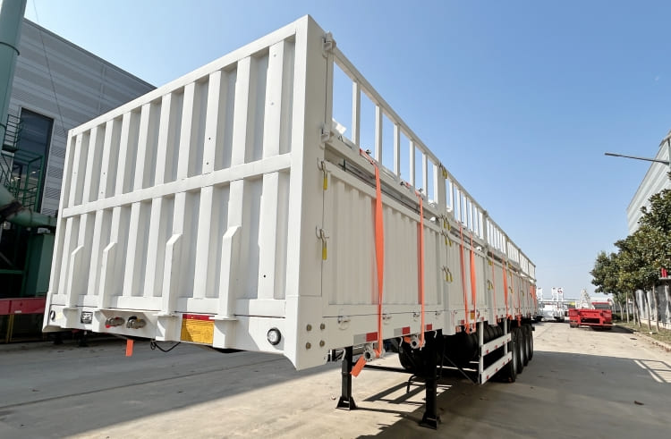 Reman 4 Axle 80 Ton Fence Semi Trailer 2 reman stake semi trailer