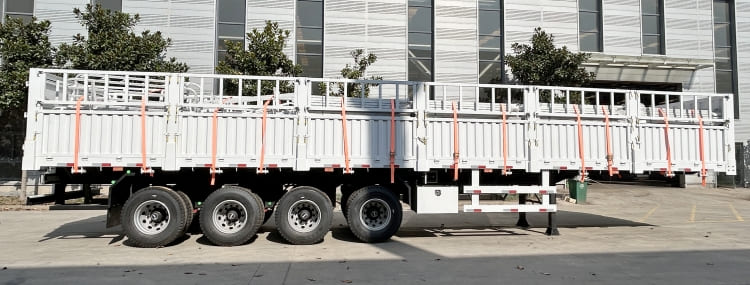 Reman 4 Axle 80 Ton Fence Semi Trailer 3 reman fence semi trailer price