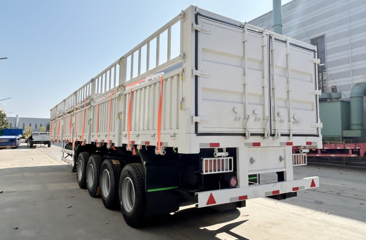 Reman 4 Axle 80 Ton Fence Semi Trailer 4 reman fence cargo trailer