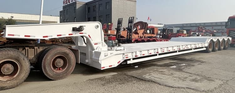 Reman 4 Axle 80 Ton Removable Lowboy Trailer 2 reman lowboy trailer for sale | reman removable lowboy trailer