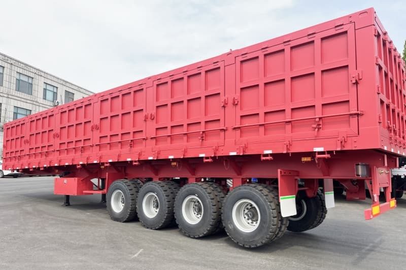 Reman 4 Axle High Side Dump Trailer 2 reman side dump trailer for sale