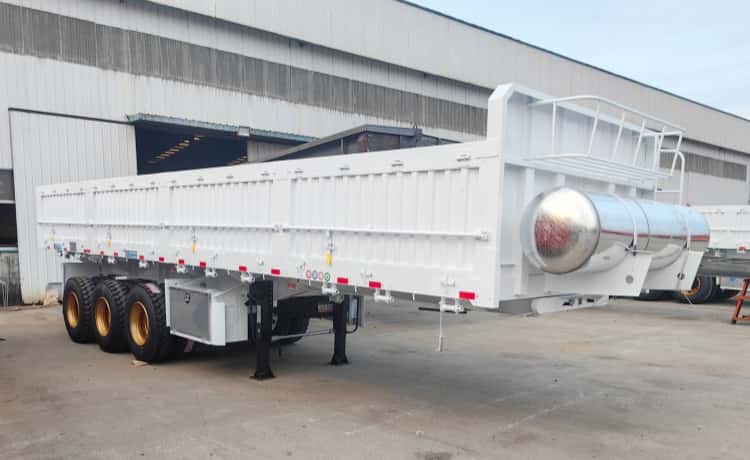 Remanufactured Tri Axle Dropside Tipper Trailer 2 reman drop side tipping trailer | tri axle side tipper for sale