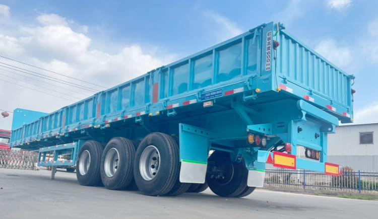 Reman 3 Axle Side Tipper Trailer 2 reman drop side tipper for sale