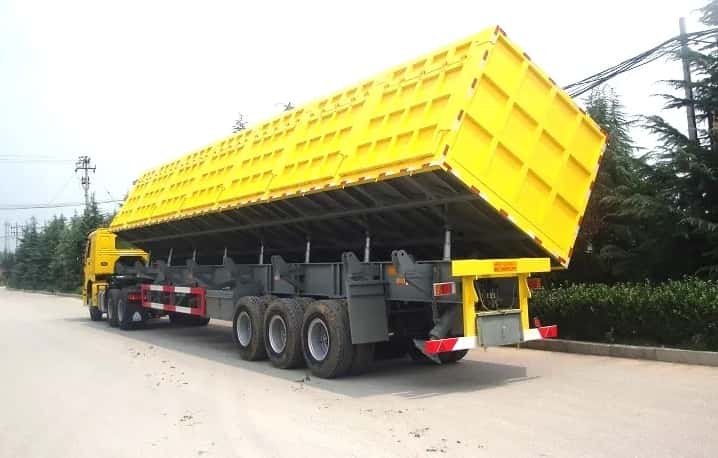 Remanufactured Tri Axle High Side Dump Trailer 3 reman side dump trailer | high side end dump trailer | reman side tipper price