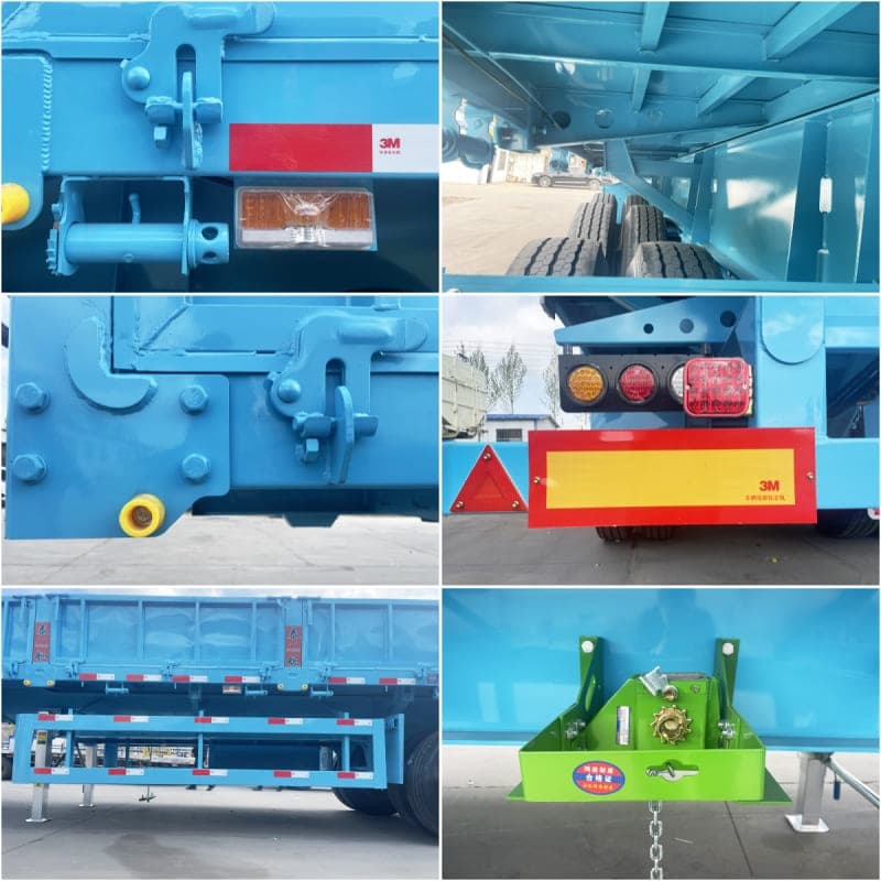Reman 3 Axle Side Tipper Trailer 7 reman drop side tipper for sale | 3 axle side dump trailer