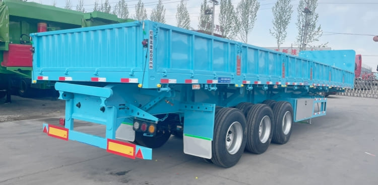 Reman 3 Axle Side Tipper Trailer 3 reman side tipper trailer for sale | 3 axle side dump trailer