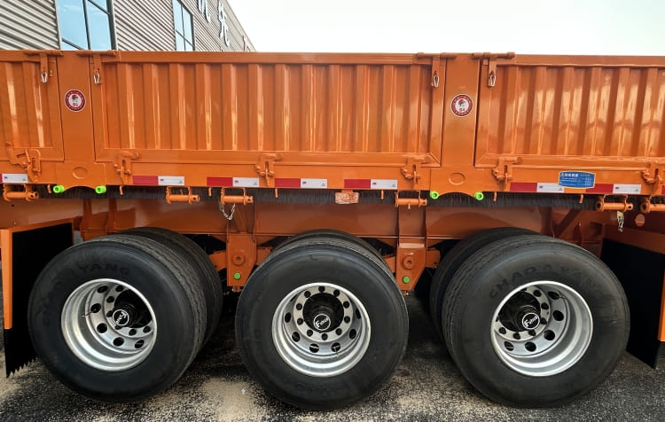 Reman 3 Axle 60 Ton Sidewall Trailer 5 reman sidewall detachable trailer