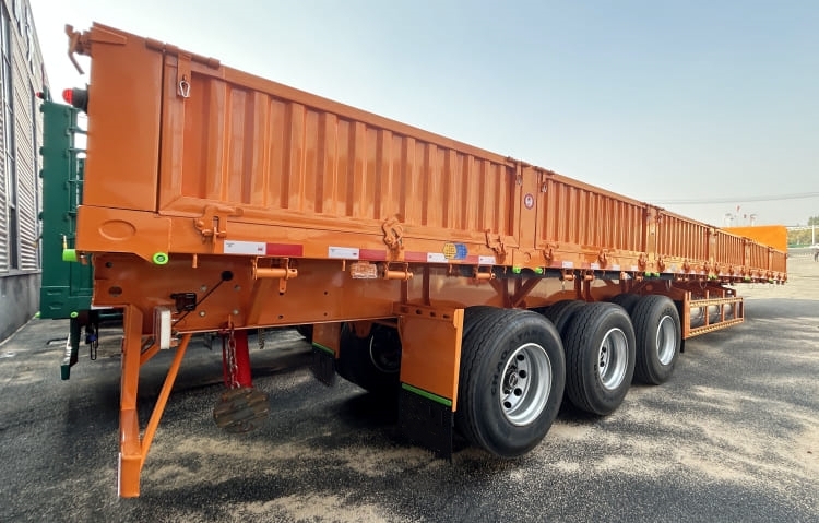 Reman 3 Axle 60 Ton Sidewall Trailer 3 China reman wall side trailer | reman flatbed side walls
