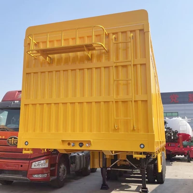 Reman 4 Axle 80 Ton High Drop Side Trailer 3 reman drop side semi trailer | reman sideboard trailer