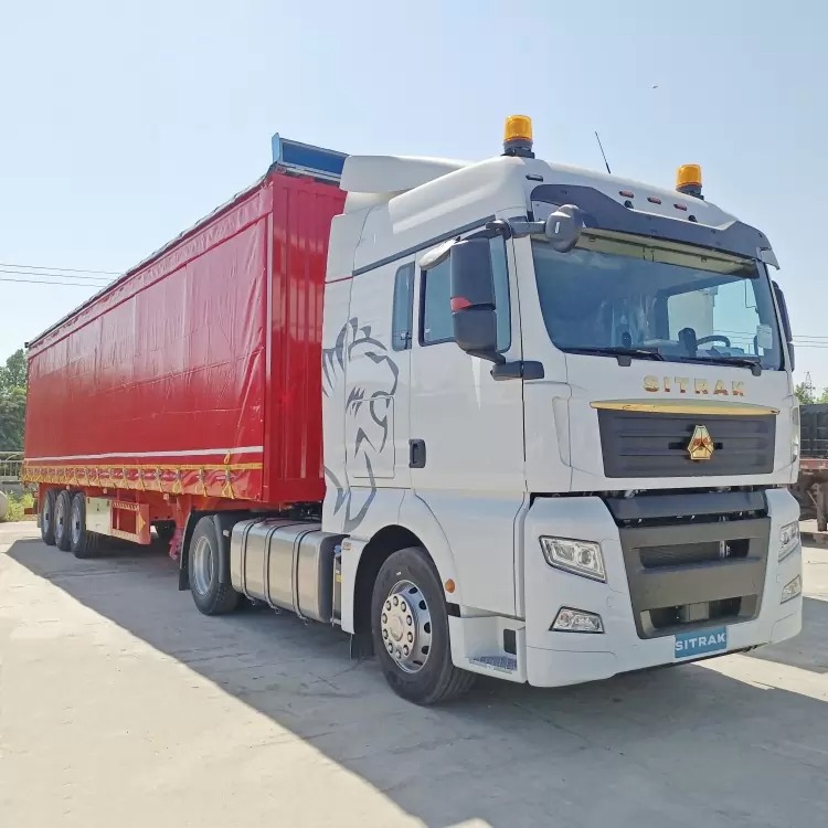 Remanufactured Curtain Side Semi Trailer 1 remanufactured sidecurtain trailer