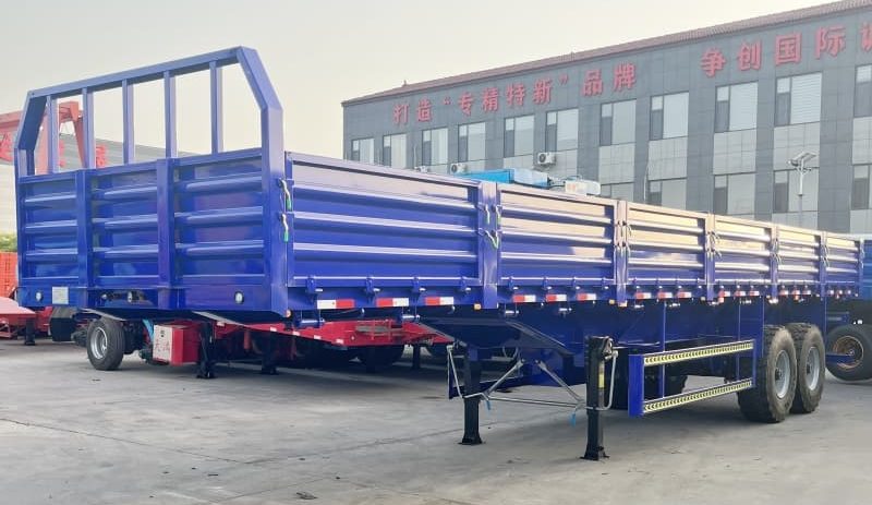 Reman 2 Axle 40 Ton Sidewall Trailer 2 reman side wall trailer for sale | China reman side wall trailer