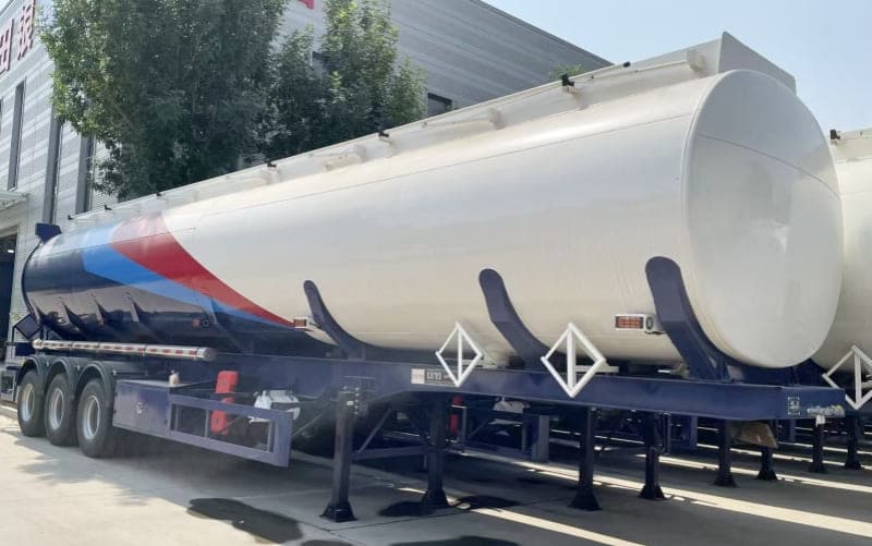 Remanufactured Oil Tanker Semi Trailer 2 reman oil tanker trailers for sale | reman palm oil tank trailer